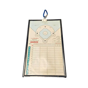 Premium Baseball Softball "The Coacher" Magnetic Dry Erase Line-Up Board -USED
